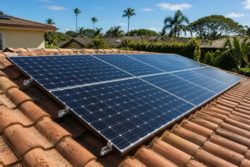 Installation de panneaux solaires à Saint-Père-Marc-en-Poulet